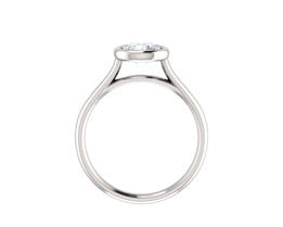 Diamond Bezel Engagement Ring