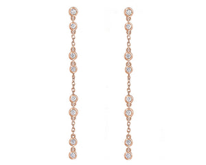 Diamonds on a Chain Earrings