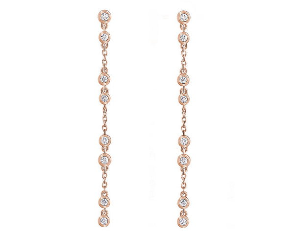 Diamonds on a Chain Earrings