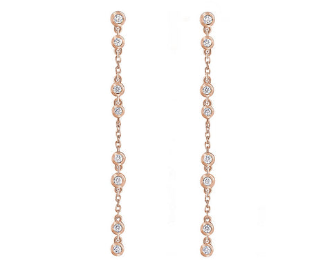 Diamonds on a Chain Earrings
