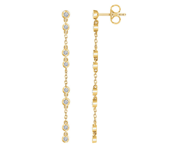 Diamonds on a Chain Earrings