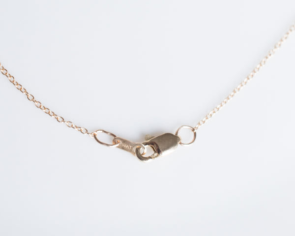 vrai and oro diamond necklace 1/4 ct diamond necklace