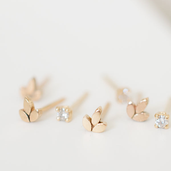 Petite Leaves Earrings