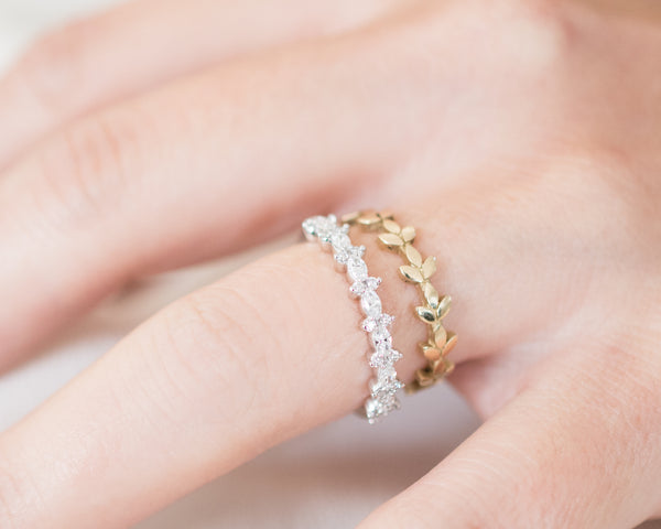 Petite Leaves Ring