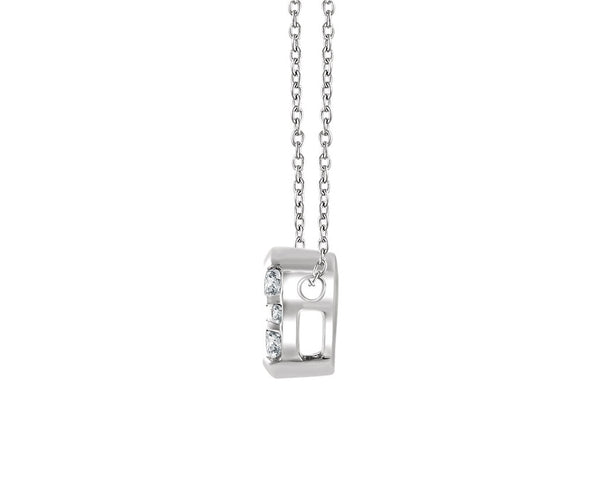 Marquise Shaped Diamond Pendant