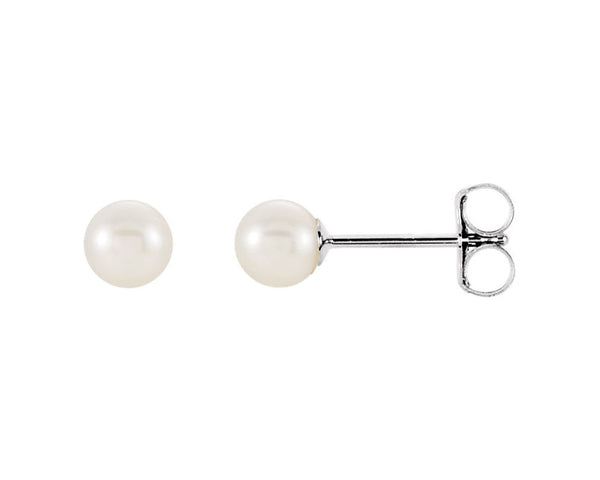 Petite Akoya Pearl Earrings