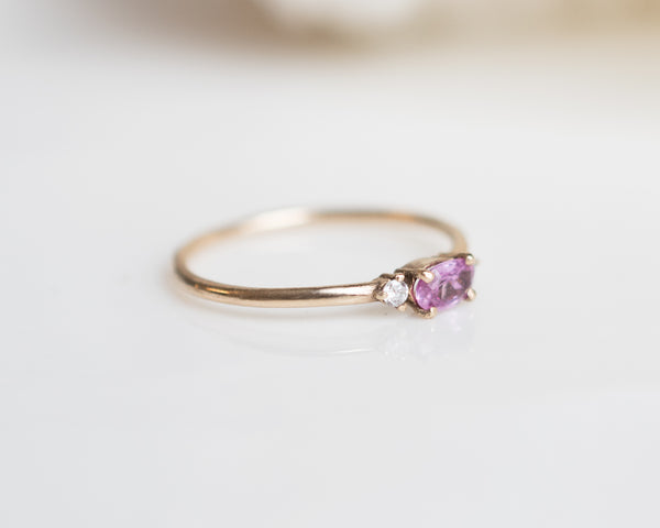 Pink Sapphire Ring