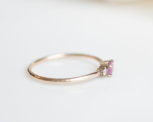 Pink Sapphire Ring