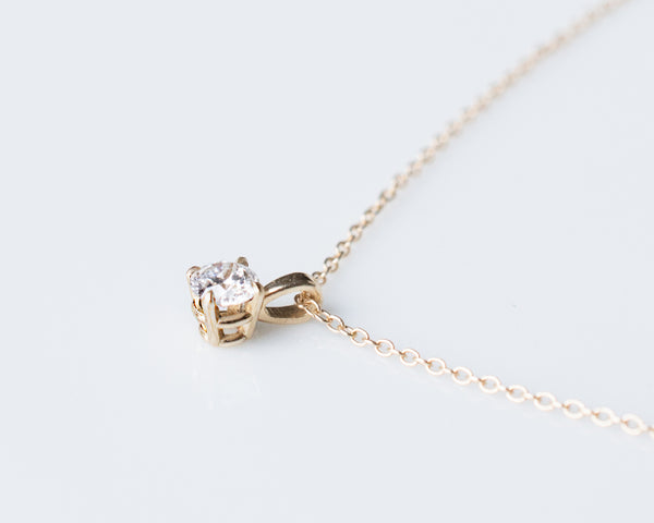 vrai and oro diamond necklaces 1/4 ct diamond necklace