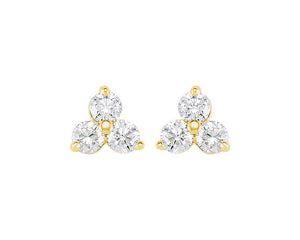 Trio Diamond Earrings