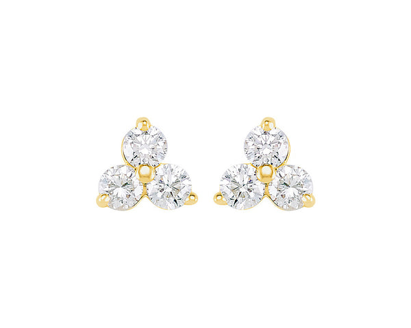 Trio Diamond Earrings