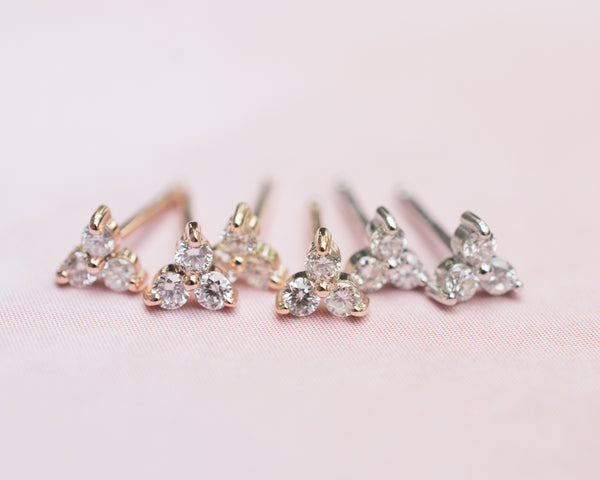 Trio Diamond Earrings